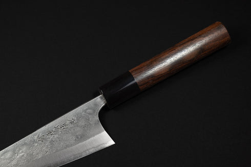 MATSUBARA BLUE 2 NASHIJI HONESUKI 160 STAINLESS CLAD CUSTOM ROSEWOOD HANDLE
